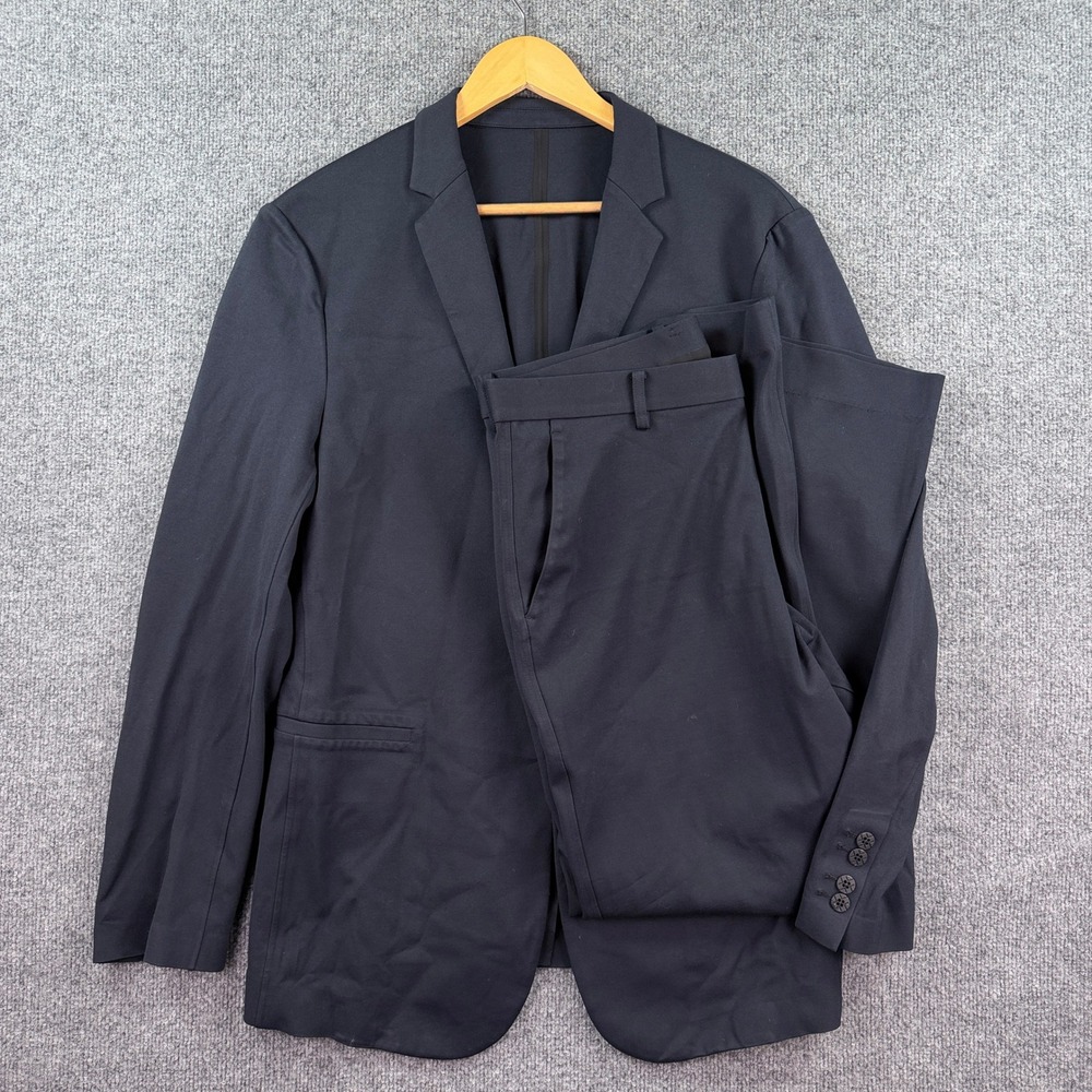 xSuit 2-Piece Suit Mens Blazer 42 Pants 34x29 Blue Stretch Performance